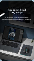 Ratón Inalámbrico Bluetooth 2.4G Recargable Con LED RGB De 12 Colores Ergonómico Para Juegos Compatible Con Computadora Laptop iPad - details 9