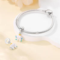 Encantos De Bolas De Plata 925 Para Joyería DIY Serie De Ocupaciones Doctor Artista Musician Enfermera Compatible Con Qikaola Pulseras - details 9
