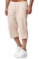 Pantalón casual de lino y algodón para hombre - Estilo deportivo y fresco para verano (longitud 7/8) - details 4