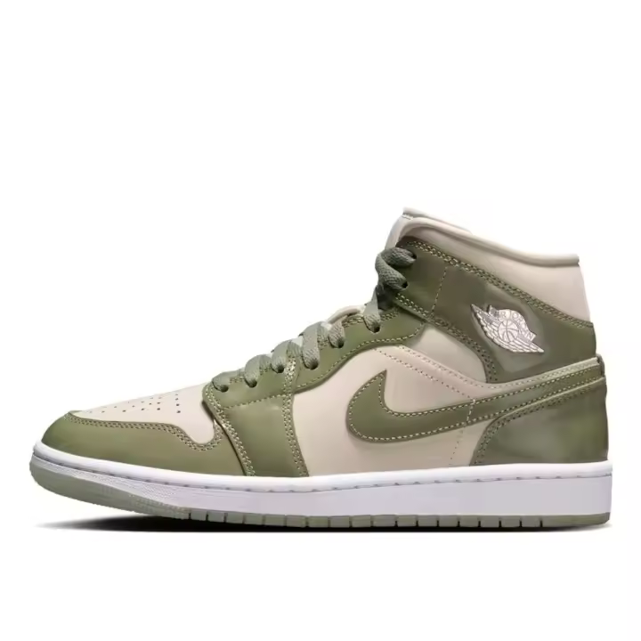 NIKE Air Jordan 1 Mid SE Verde HF4079-003 PRODUCTO 100% ORIGINAL ES PARA MUJER TIPO CASUAL - 1