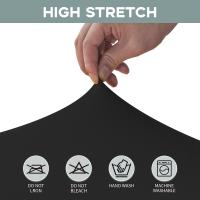Funda De Mesa Elástica De Spandex Para 6FT/4FT Universal Ajustable Para Fiestas Banquetes Bodas Y Eventos Resistente Al Aceite Estilo Sólido - details 6