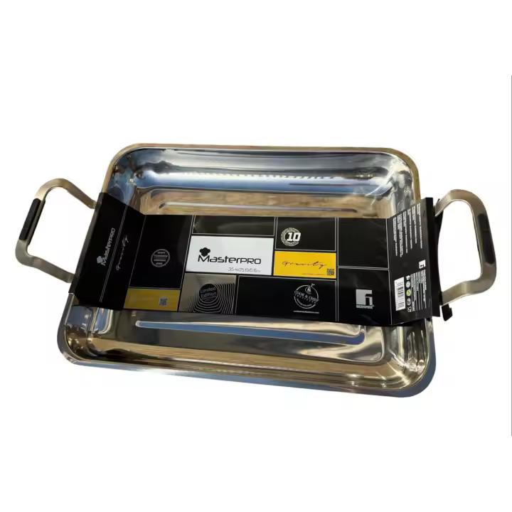 RUSTIDERA RECTANGULAR MASTERPRO ACERO INOX GRAVITY 35,4X25,6X5,6 - 1