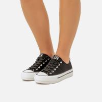 Zapatillas de lona mujer MUSTANG 60173 BLACK BASQUET LONA NEGRO 36177 XLV - details 1
