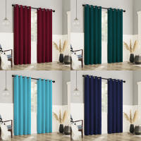 Cortina De Ventana Aislante Térmica Para Dormitorio Y Sala De Estar 1 Pieza Bloqueo De Luz Y Reducción De Ruido Decoración De Hogar Material 100% Poliéster Clásico Estilo Sin Ataduras - details 7