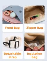 Bolsa De Pañales PANGDUBE Para Bebé Estilo Moda Mochila Para Mamá Bolsa De Nappies Para Carrito Tamaño Mediano 23*14*23 Cm - details 5