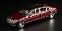 Coche De Juguete a Escala 1:24 Maybach S600 De Aleación Con Luz Y Sonido 6 Puertas Abiertas Coche Con Retroceso Para Niños Regalos Para Festivales - details 10