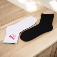 Geshop 6 Pares Calcetines Tobilleros Sin Puño Anti Presión de Suave Algodón  Calcetín Remate Sin Puño  Tobillero Hombre y Mujer  Color Negro/Blanco - details 3