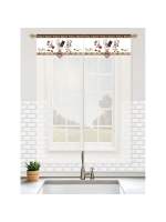 STARLEY - Cortinas para Cocina Modernas y Decorativas – 3 Tamaños Disponibles  – Ideales para Ventanas de Cocina, Comedor o Fregadero – Fáciles de Instalar - details 1
