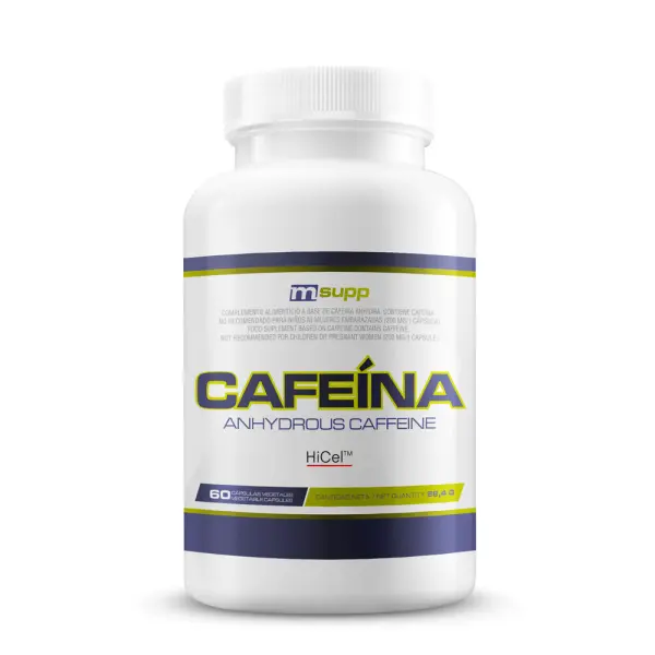 Cafeína 200mg - 60 Cápsulas Vegetales MM Supplements - 1