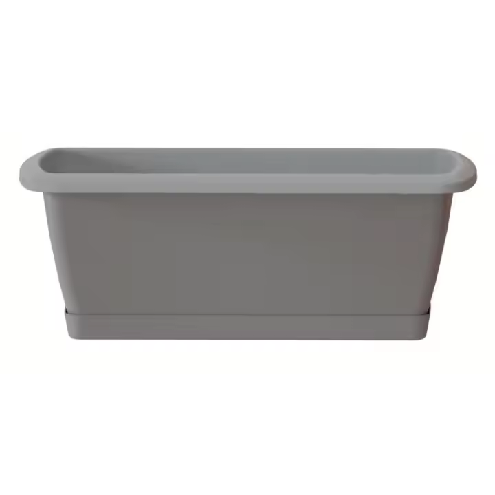 Jardinera Respana Prosperplast Gris Piedra 59x18,4x14,5cm - 1