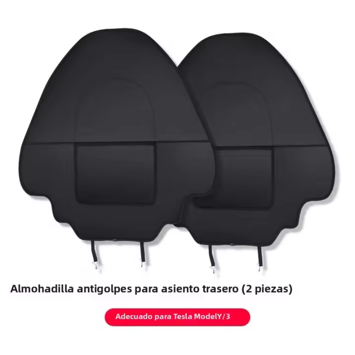 Protector De Asiento Trasero Para Tesla Model 3/Y Tapete De Cuero Antipatines Anti Suciedad Accesorio De Estilo Para Interior Del Coche Protección Para Niños - 1