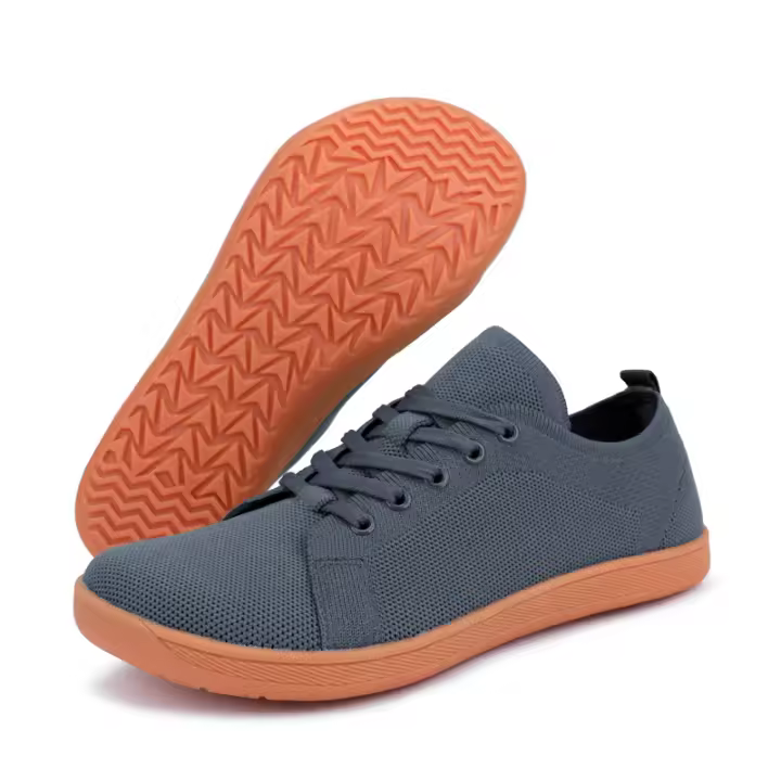 Zapatillas De Caminar Minimalistas Para Hombres Y Mujeres Con Dedos Anchos Respirables Cero Bajada De Talón Suela De Goma Malla Transpirable Zapatos De Verano - 1