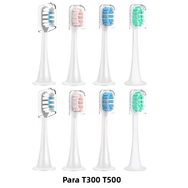 Cabezales De Cepillo De Dientes Eléctrico Sonico Reemplazables Para Xiaomi Mijia T200 T300 T301 T500 T700 Brista Suave Pack De 8 - 1