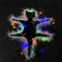 Alfombra De Navidad Divertida Con Luz De Gato Frito Decoración De Piso Tamaño Estándar Material De Tela Alfombra De Fiesta De Navidad - details 3