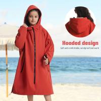 Poncho De Surf Impermeable Y a La Viento Mutao Con Cuello Alto Largo Para Exteriores Ideal Para Natación Surf Divertido - details 7