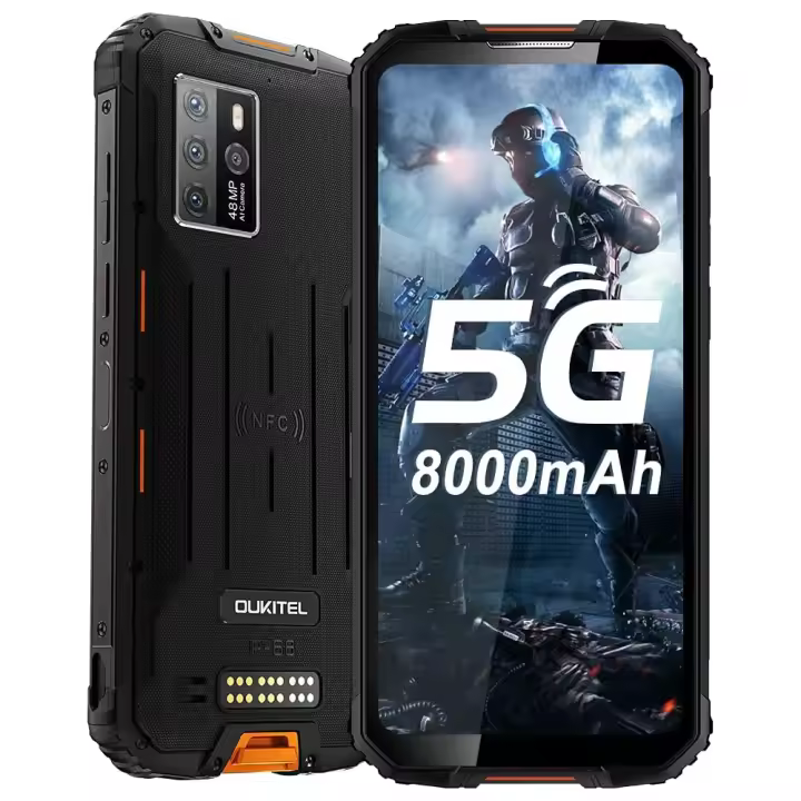 OUKITEL WP10 5G Movil Resistente（NFC）8GB+128GB 8000mAh 6.67” Smartphone Irrompible Cámara 48MP Dual SIM IP68 - 1