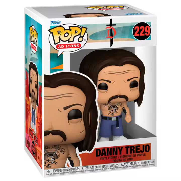 Figura Pop Danny Trejo-Figura de Vinilo Coleccionable - Idea de Regalo- Mercancia Oficial - Juguetes para Niños y Adultos - Movies Fans - Muñeco para Coleccionistas y Exposición - 1