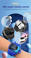 Reloj De Niños Con Coche a Control Remoto Metal Eléctrico Recargable Con Luces Para Halloween Navidad Acción De Gracias Juguetes Educativos Para Niños - details 0