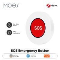 Botón De Alarma SOS MOES Tuya ZigBee Para Ayuda Emergente Con Notificación APP Ideal Para Niños Ancianos Pacientes Hospital Hogar Seguridad - details 0