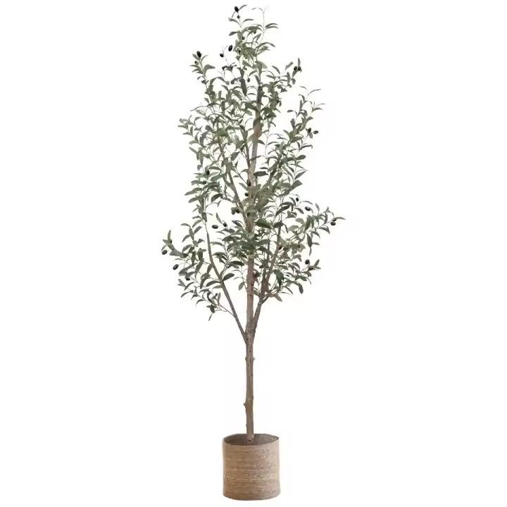 Planta artificial MAIA SHOP árbol Olivo minimal Artificial. Decoración hogar. Decoración oficina, hoteles, eventos, bodas. Disponible en varios tamaños: Altura de 105 cm, 150 cm, 180 cm y 210 cm - 1