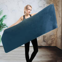 Toalla De Yoga No Deslizante Mutao 24"x 72" Absorbente Y Secado Rápido Microfibra Portátil Con Bolsa Anillo De Silicona Super-Absorbente - details 7