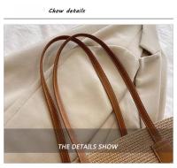 Bolso de paja premium para mujer - Tote de verano estilo boho, diseño exclusivo para playa y looks urbanos（42*28*13cm） - details 7