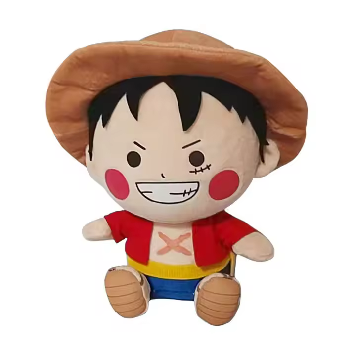 Peluche Monkey D. Luffy 20 Cm Licencia Oficial - Juguete de Suave y Detalles Precisos - 1