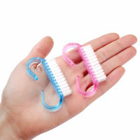 Kit De Limpieza De Uñas Con 10 Brochas Multicolor Para Manicura Y Pedicura Cepillo De Limpieza Para Manos Y Dedos Material Plástico Tamaño Pequeño - details 3