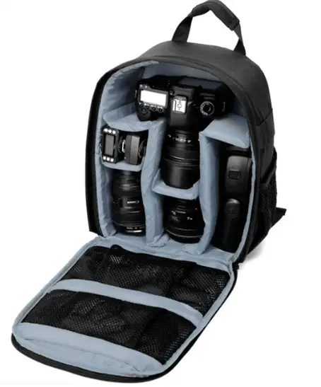 Bolsa De Hombro Para Cámara Multiusos Erilles Impermeable Para Fotos Y Video DSLR Sony Bolsa De Fotografía De Nylon Para Exteriores - 1