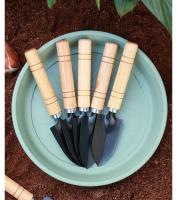 Mini Shovel De Jardín Herramienta Multifuncional De Acero Inoxidable Con Mango De Madera Para Rascar Y Aclarar La Tierra - details 2