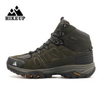 Botas De Nieve HIKEUP Para Hombres Cuero Sintético Y Peluche Deportivas De Exterior Para Senderismo Y Trekk Ing Antideslizantes Talla 40-45 Color Negro Marrón Gris Verde - details 32