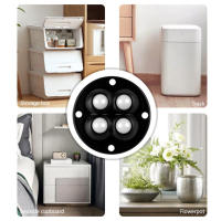 Ruedas Universales Para Muebles Adhesivas Self Adhesive Mute Ball 360 Grados Soporte De Carga Caster De Rueda Swivel Pack De 4-20 Piezas - details 31