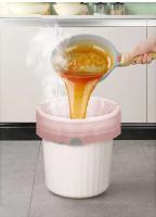 Bolsas De Basura Con Cordón Gruesas De Gran Capacidad Para Cocina Uso Doméstico Desechables Bolsas De Residuos Manuales Rosa - details 4
