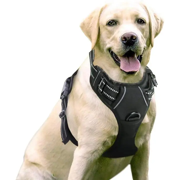 Arnés para Perros Antitones Reflectante Ajustable Negro SSITO - 1
