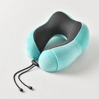 Almohada Cervical en U de Látex Natural - Confort Ergonómico con Recuperación Instantánea | 8 Colores Neutros | Ideal para Viajes en Avión/Autobús/Tren - details 6