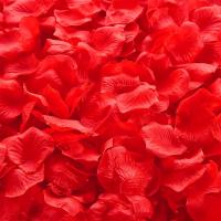 2000pcs/100Pcs Pétalos De Rosas Artificiales Rojas Blancas Y Rosa Para Decoración Romántica De Bodas Y Fiestas Regalos De Novia - details 2