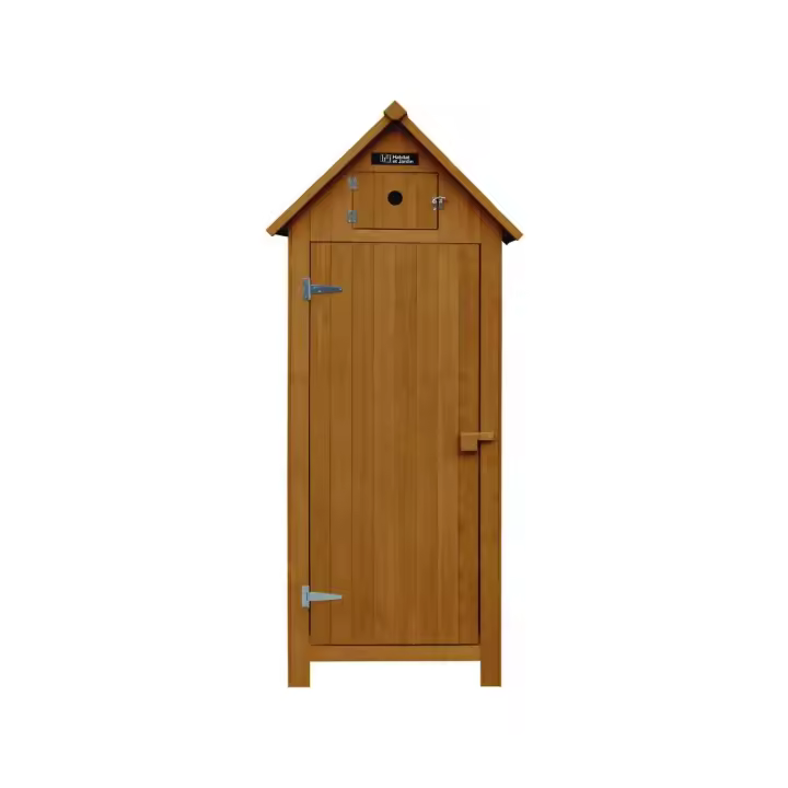 Mueble de jardín "Cabanon" - 77 x 54,5 x 179 cm - Marrón - - 1