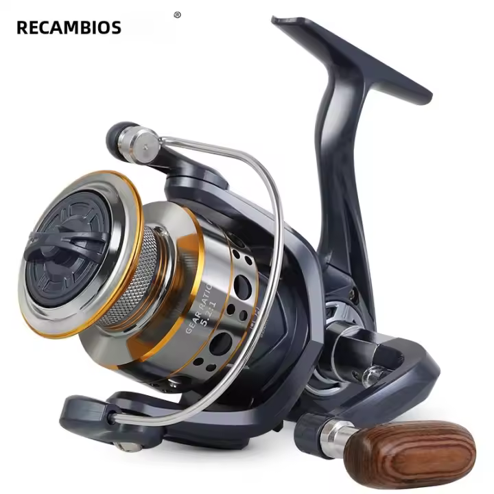 Carrete De Pesca Spinning BILLINGS 12KG Arrastre Máximo Para Agua Dulce Y Salada Con Carril Metálico Interchangeable Izquierdo/Derecho - 1