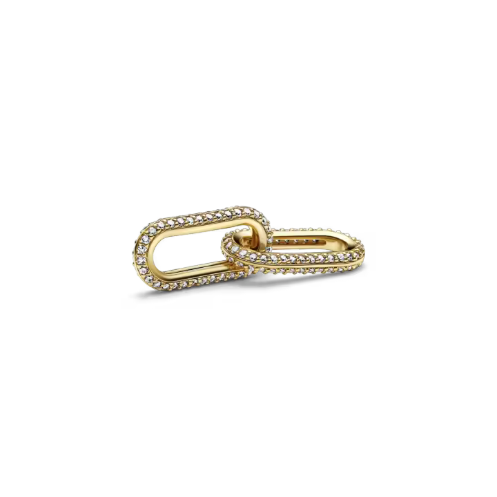 Link Doble Dorado en Pavé Pandora ME 769660C01 - 1