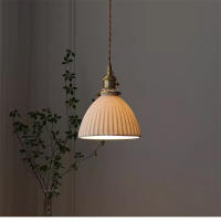 Lámpara Colgante De Cerámica Scandinava Con Interruptor E27 Minimalista Nórdico LED Ajustable Cable De 150cm Para Sala De Estar Estudio Dormitorio Hotel - details 9