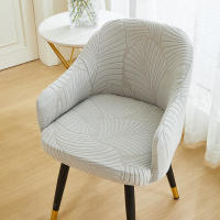 Funda De Silla Elástica De Color Sólido Para Sala De Estar Y Comedor Protector De Asiento De Juego Europeo Polyester/Cotton - details 6