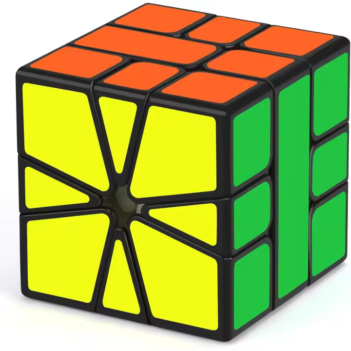 Cubo de Rubik Cuadrado 1 Velocidad Cubo Negro, Turn Suavemente Peri holds suficiente fricción para tener Las Capas en su lugar - 1