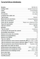 Encimera de gas SAUBER SECGB05 3 zonas coccion ancho 60 cm (Gas Butano) - details 3