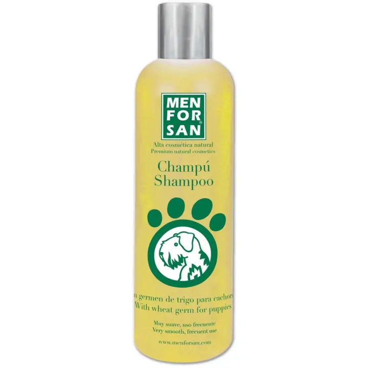 Champú Menforsan con germen de trigo 300 ml especial cachorros - 1