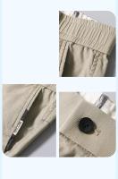 Pantalones Casuales Para Hombre Verano Ligeros Malla Elástica Pantalones Rectos Transpirables Moda Fitted Pantalones Casuales - details 4
