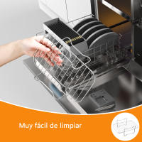 Juego de accesorios para freidora de aire, accesorio multifuncional para baño maría, con parrilla de doble capa de acero inoxidable de 7,9*5,3 pulgadas y rejilla para vapor, adecuado para uso doméstico - details 4