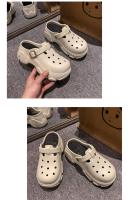 Sandalias De Playa Para Mujer Moda Verano Plataforma Alta Antideslizante Resistentes Al Desgaste Tacón Alto Zapatillas De Jardín - details 28