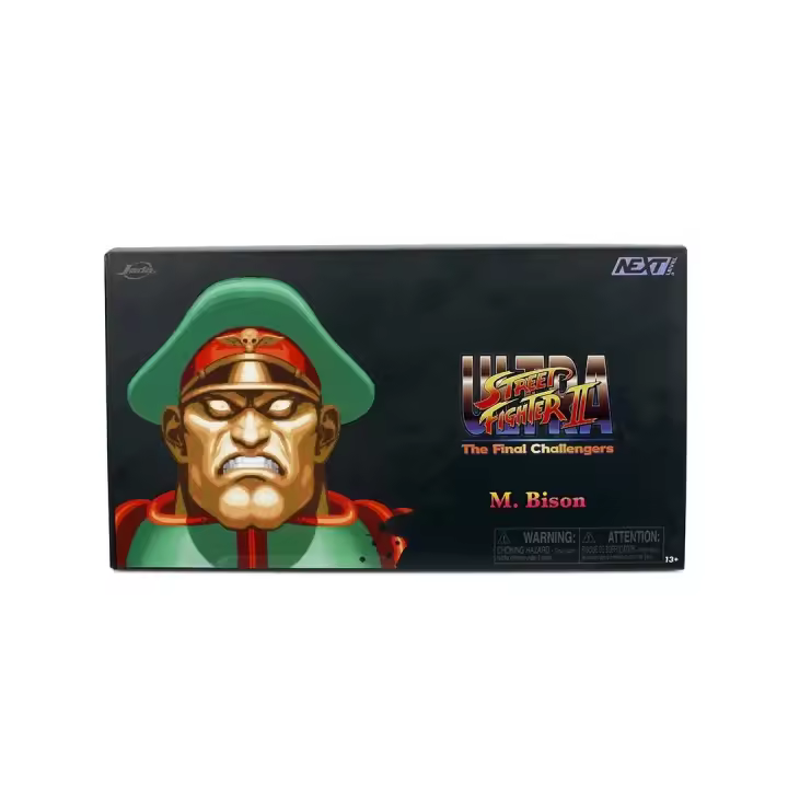 Jada Toys Ultra Street Fighter II M. Bison Player 2 Figura Deluxe 16,5 cm Next Level - 1