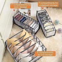 STARLEY-Organizador de cajones de ropa interior,Juego de 3 Piezas Organizador de Ropa Interior de Armario,caja de alinterior,caja de separación de mmacenamiento para ropa alla de cajón de ropa,Caja de Ropa Interior Plegable para Sujetadores - details 6