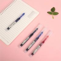 10Pcs/set Bolígrafos De Gel De Alta Calidad Tipo Aguja Líquido Recto Para Escuela Y Oficina Suministros Kawaii De Estación - details 0